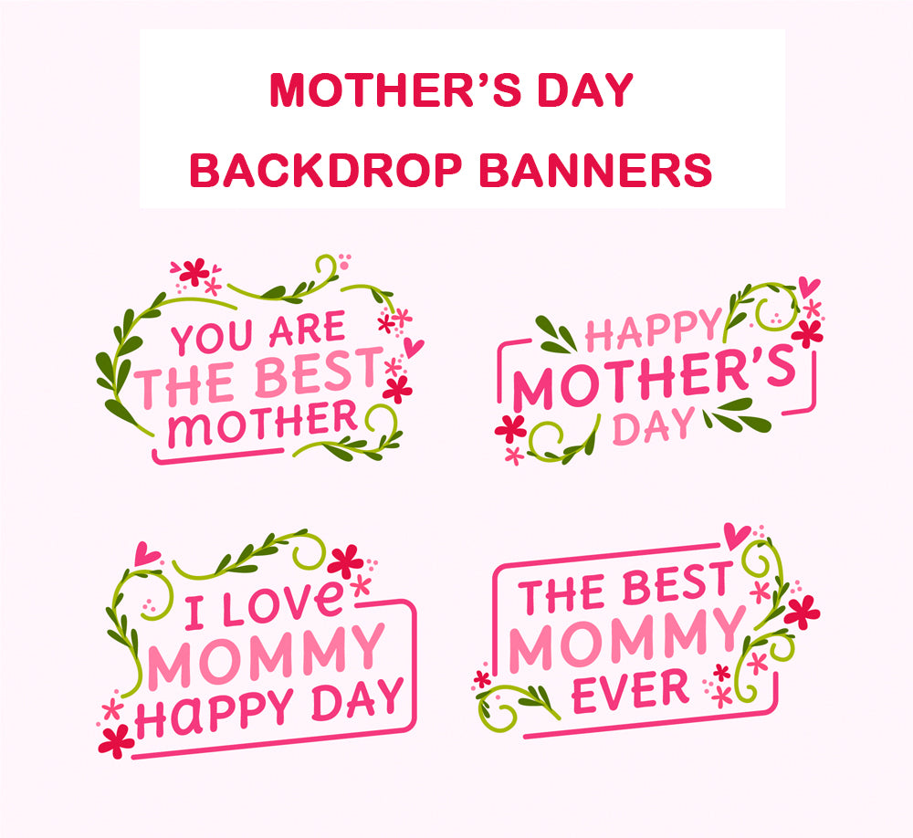 mother's day message backdrop banner