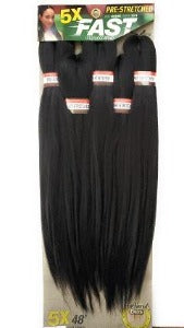 Zury Hollywood 5X Fast Braid Pre-Stretched Braids 48