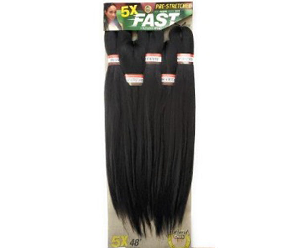 Zury Hollywood 5X Fast Braid Pre-Stretched Braids 48