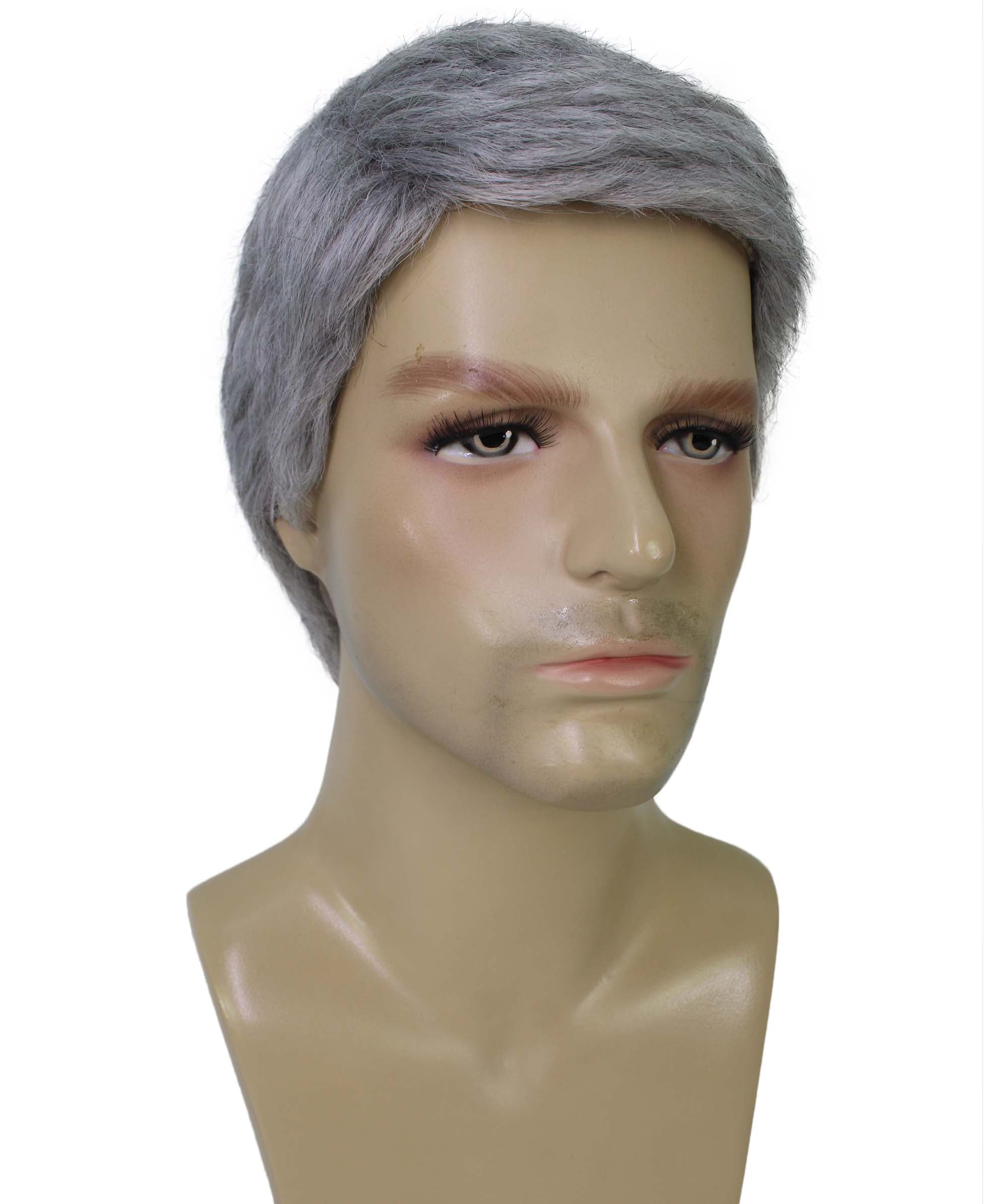 US Chief Pandemic Frantic Fauci Doctor Grey Silly Wig