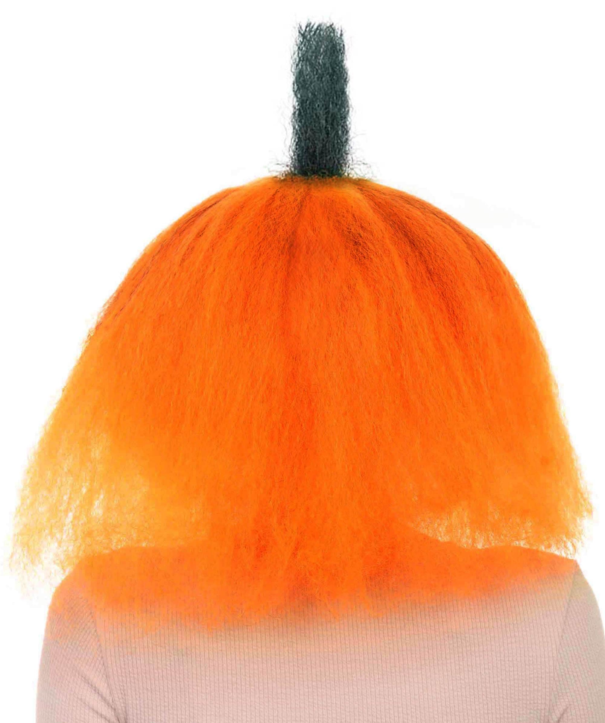 Halloween Pumpkin Woman Wig | Fruit Vegetables Cosplay Halloween Wig | Premium Breathable Capless Cap