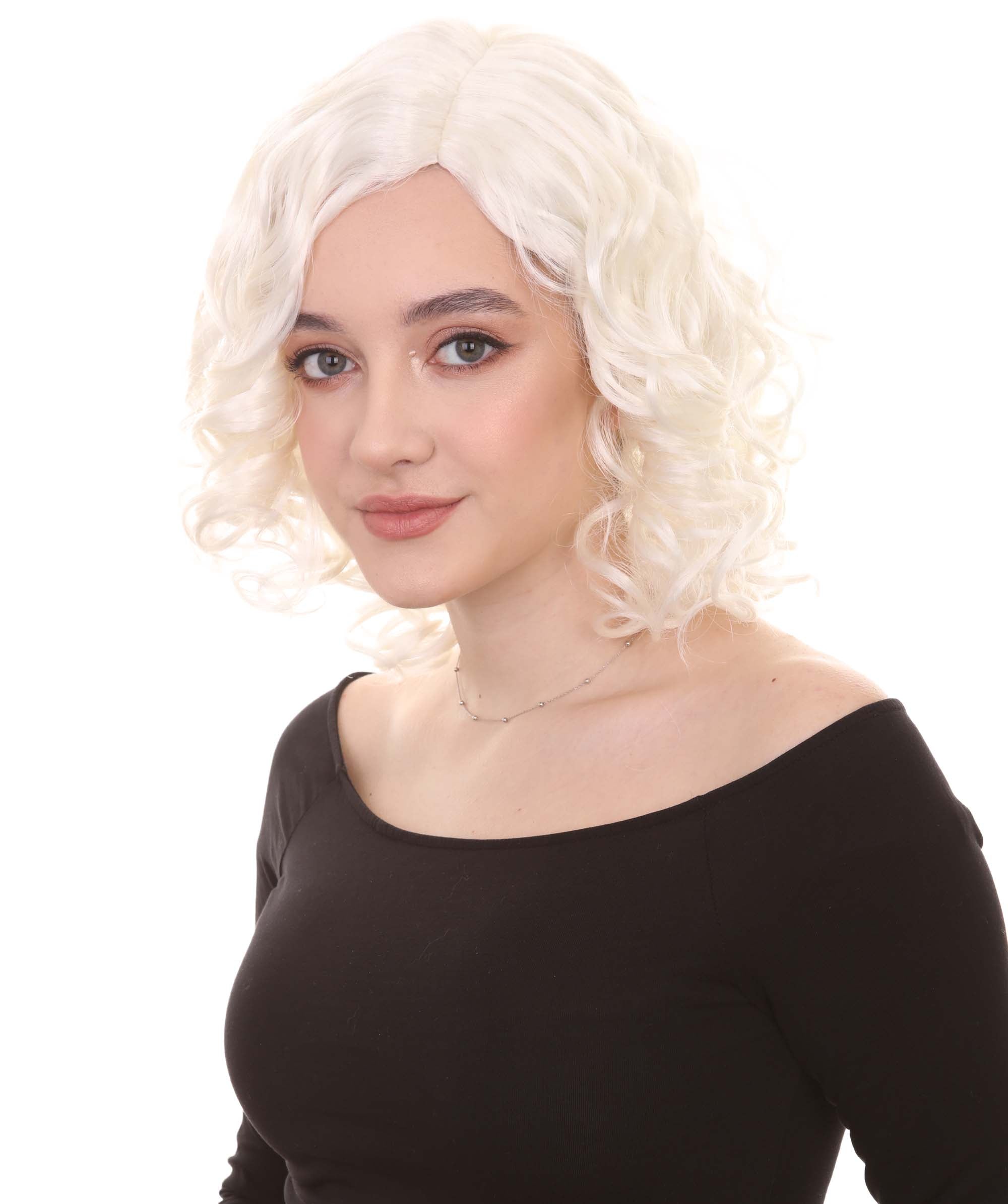 California Girl  Curls Womens Wig Collections  | Medium Glamour Cosplay Halloween Wig | Premium Breathable Capless Cap