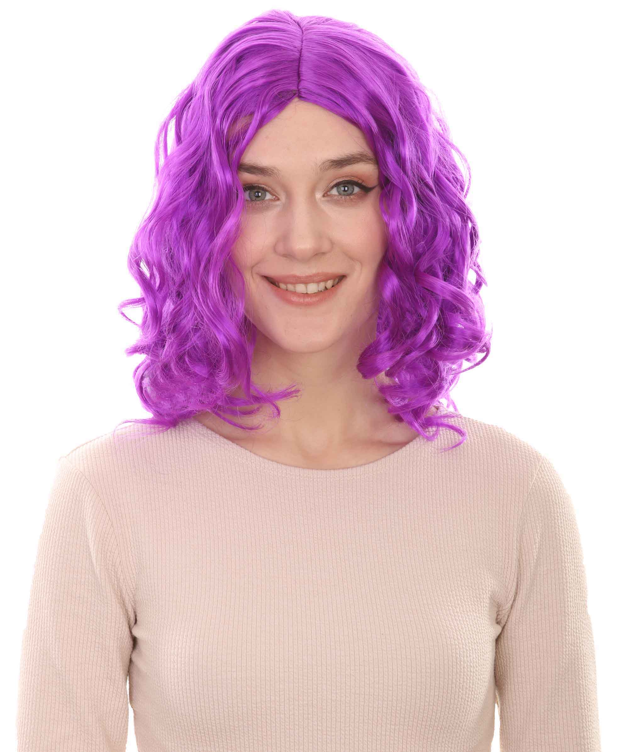 California Girl  Curls Womens Wig Collections  | Medium Glamour Cosplay Halloween Wig | Premium Breathable Capless Cap