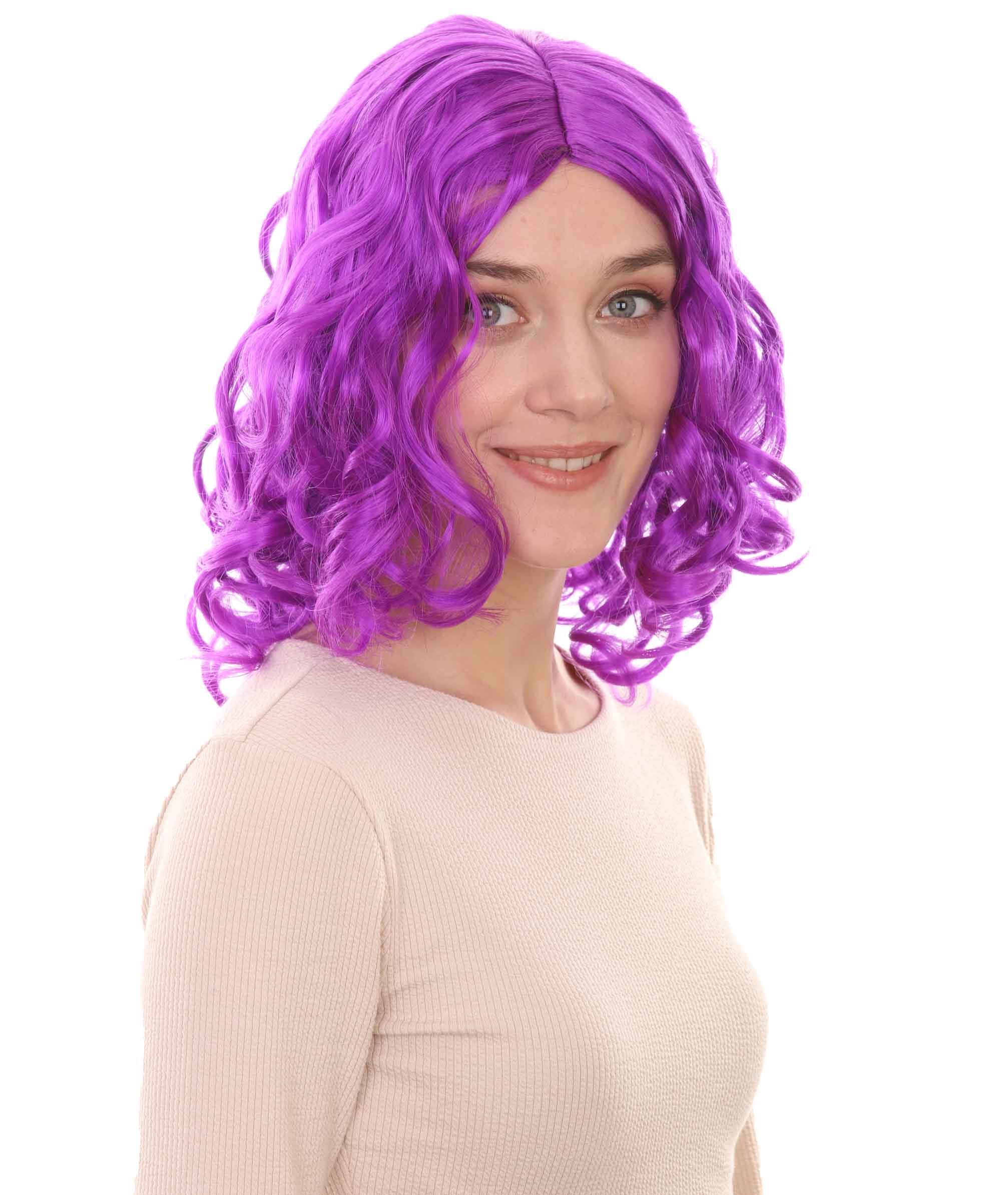 California Girl  Curls Womens Wig Collections  | Medium Glamour Cosplay Halloween Wig | Premium Breathable Capless Cap