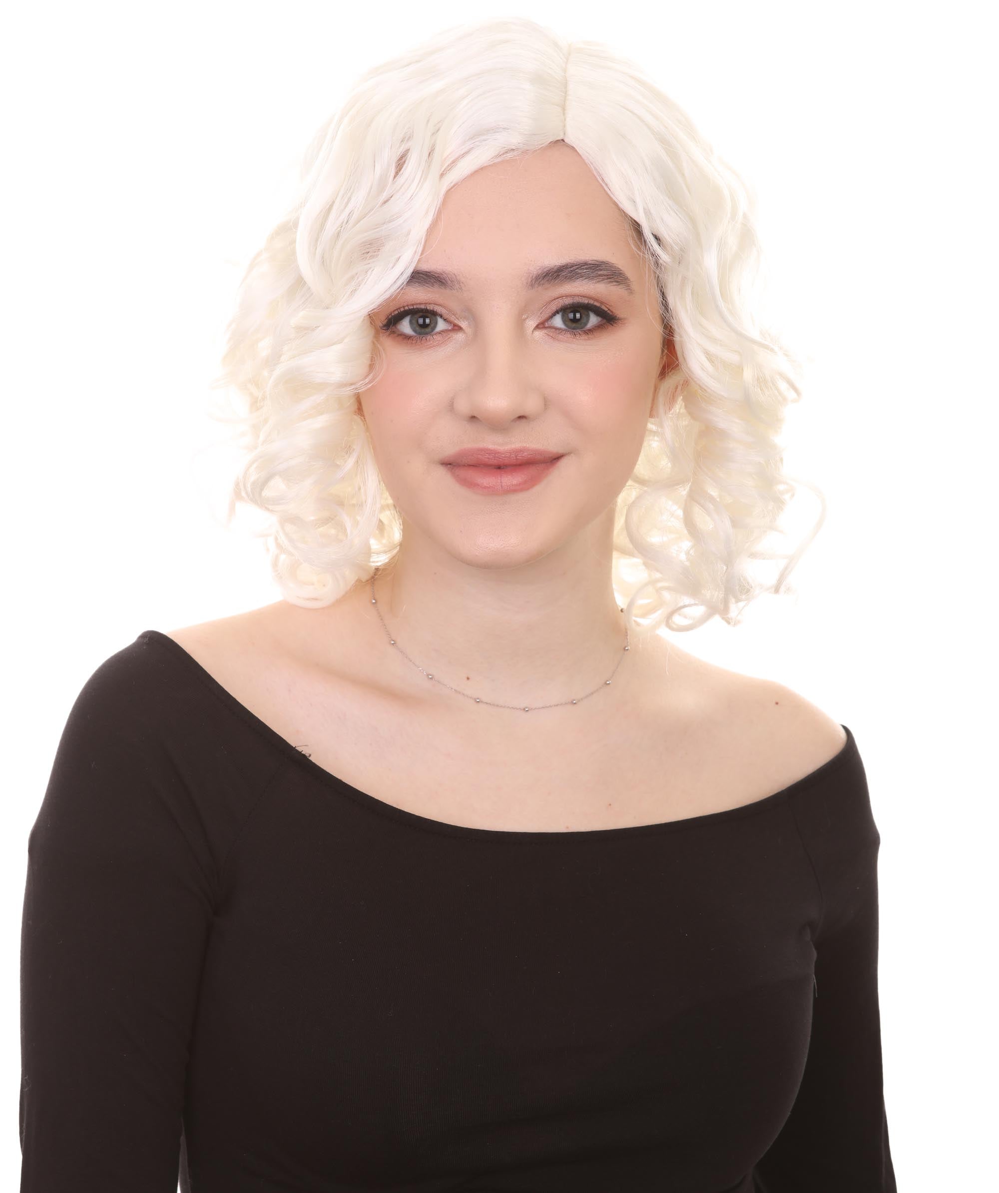 California Girl  Curls Womens Wig Collections  | Medium Glamour Cosplay Halloween Wig | Premium Breathable Capless Cap