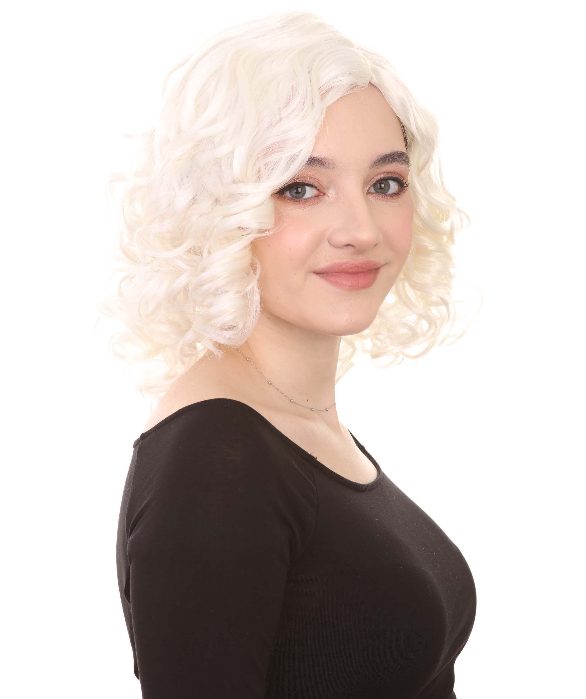 California Girl  Curls Womens Wig Collections  | Medium Glamour Cosplay Halloween Wig | Premium Breathable Capless Cap