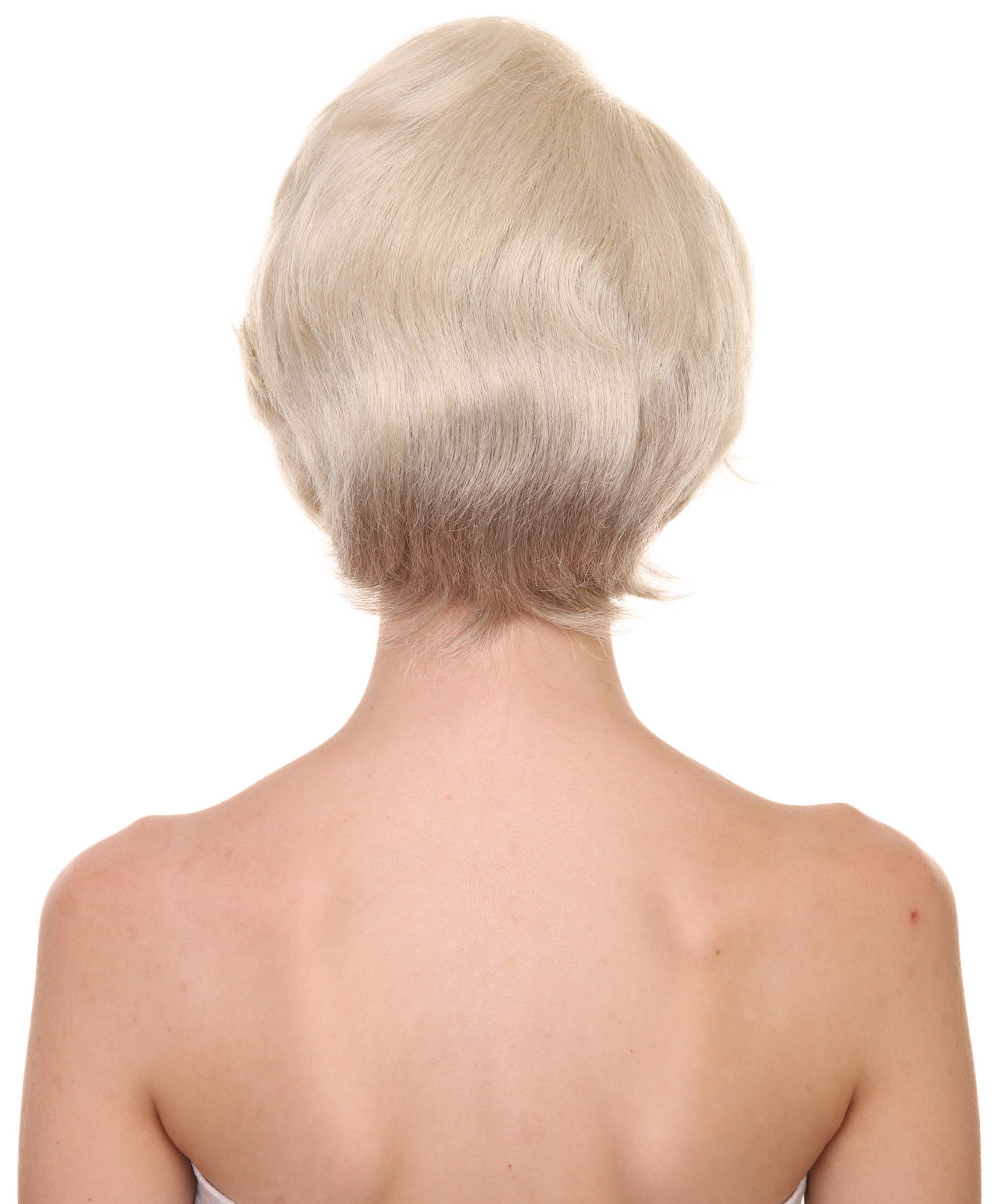 Prada Devil Miranda | Grey White Swoop Movie  Wig | Premium Halloween Wig