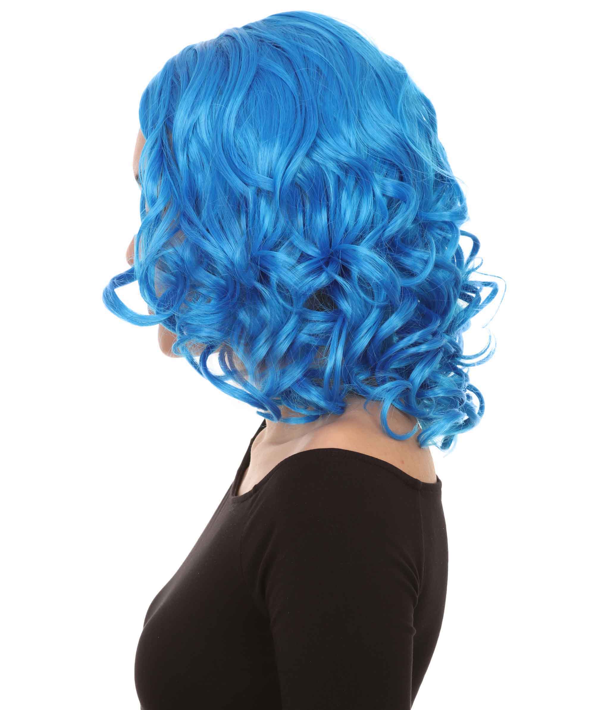 California Girl  Curls Womens Wig Collections  | Medium Glamour Cosplay Halloween Wig | Premium Breathable Capless Cap