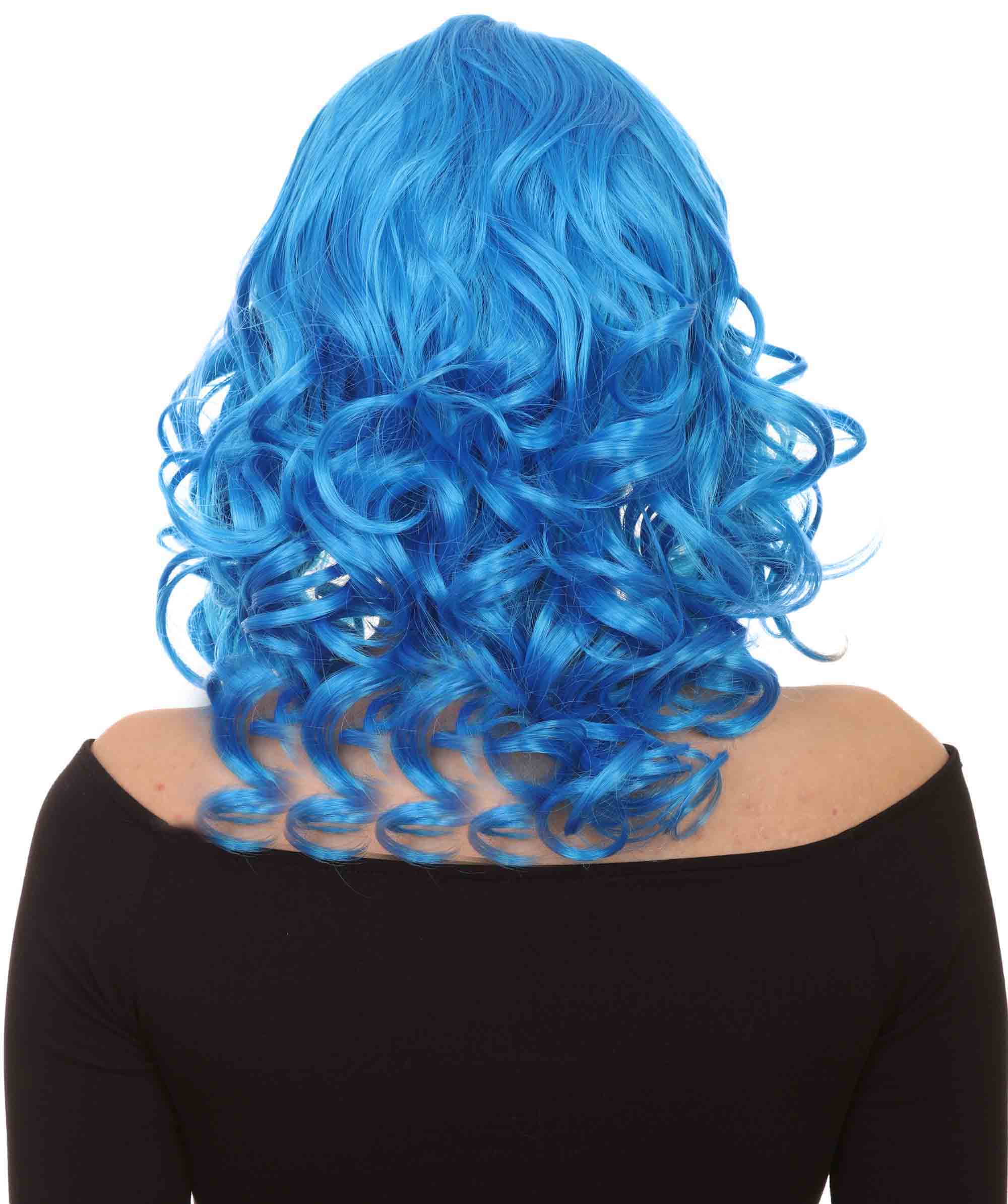 California Girl  Curls Womens Wig Collections  | Medium Glamour Cosplay Halloween Wig | Premium Breathable Capless Cap