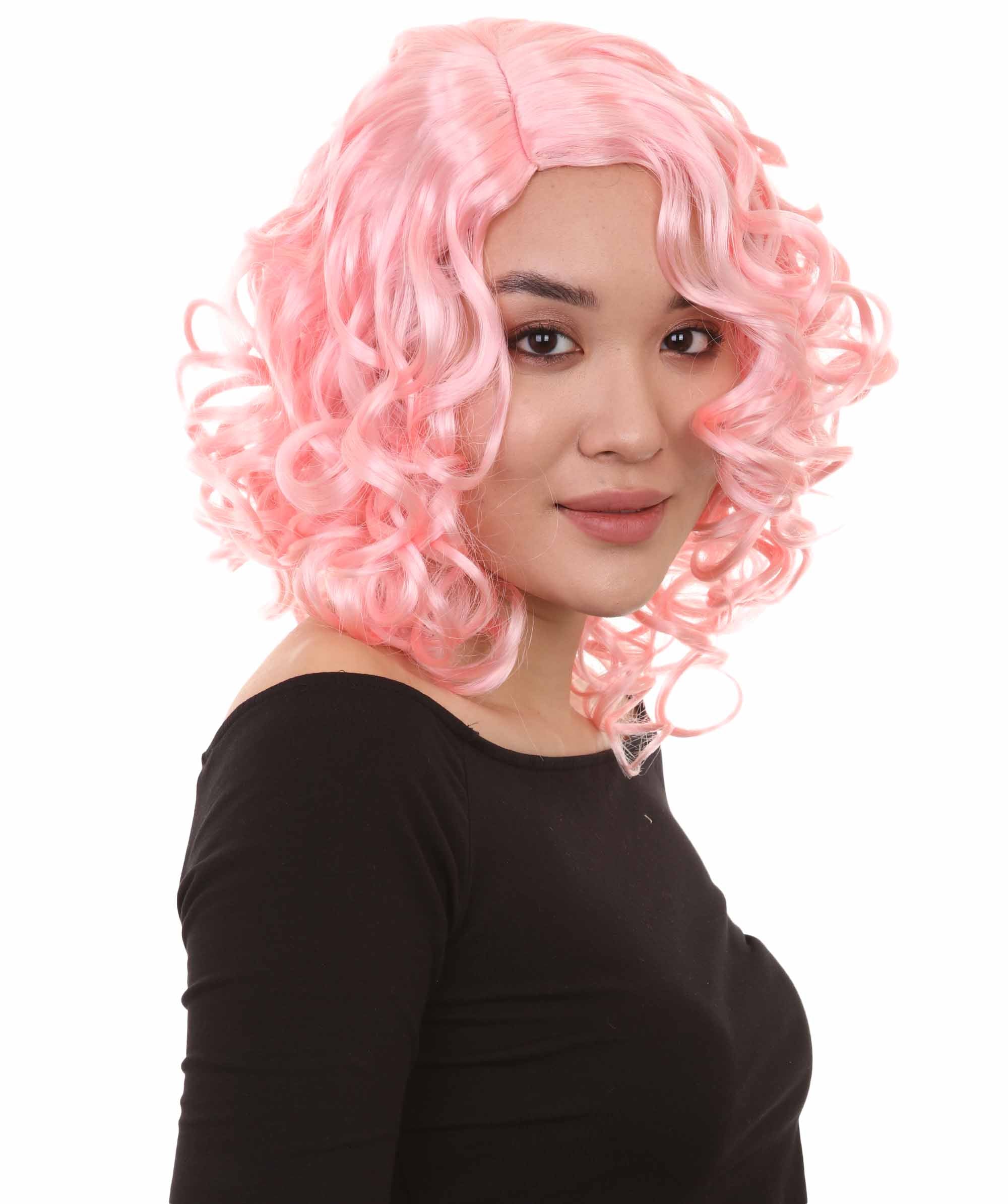 California Girl  Curls Womens Wig Collections  | Medium Glamour Cosplay Halloween Wig | Premium Breathable Capless Cap