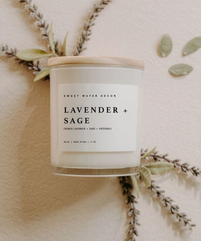 11oz Soy Candle - Lavender and Sage