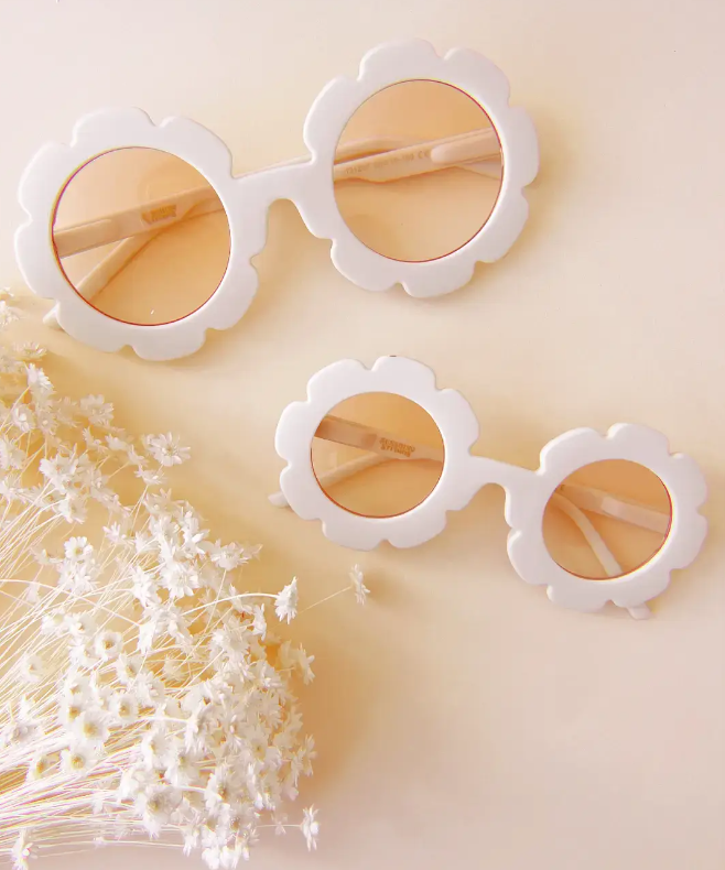 Flower Sunglasses - Ivory