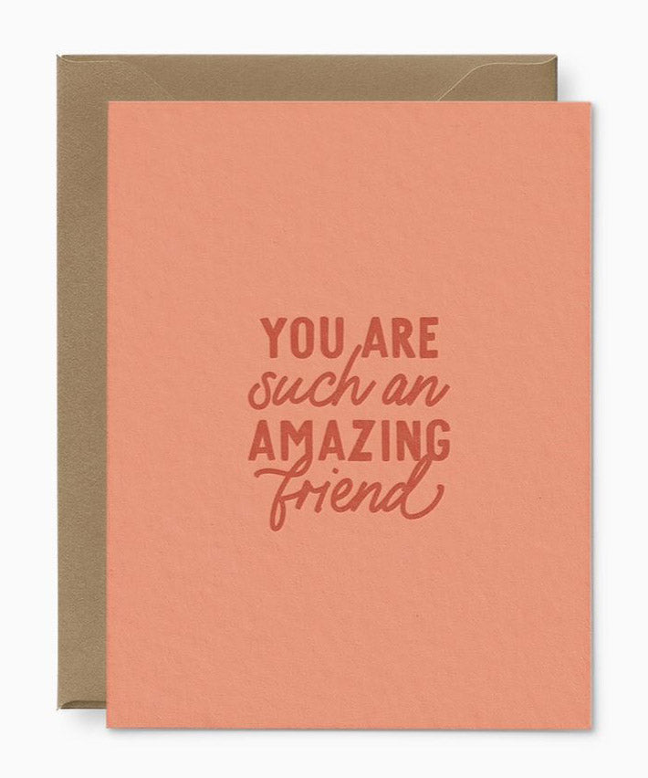 Greeting Card - Such An Amazing Friend