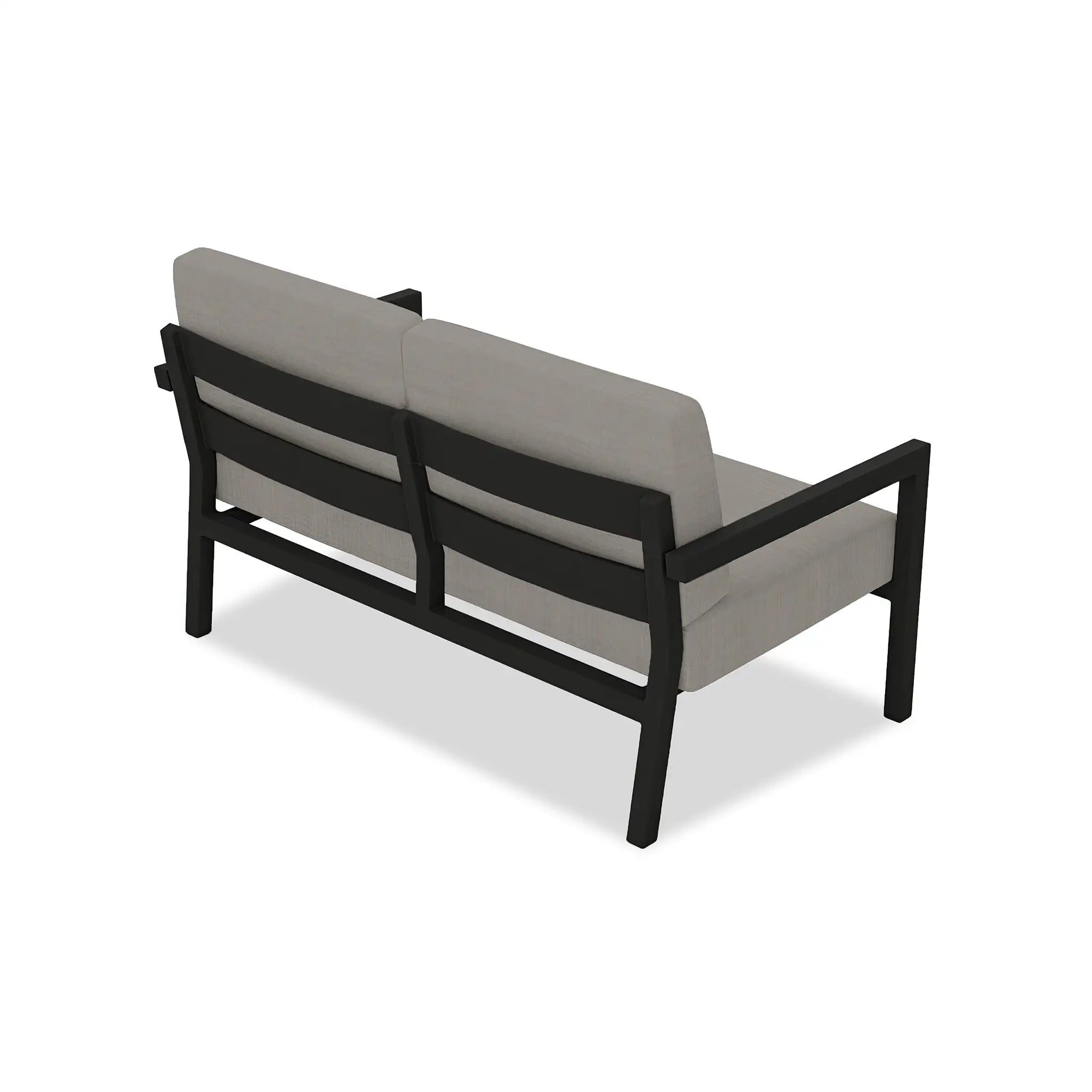 Pacifica Loveseat - Black by Harmonia Living
