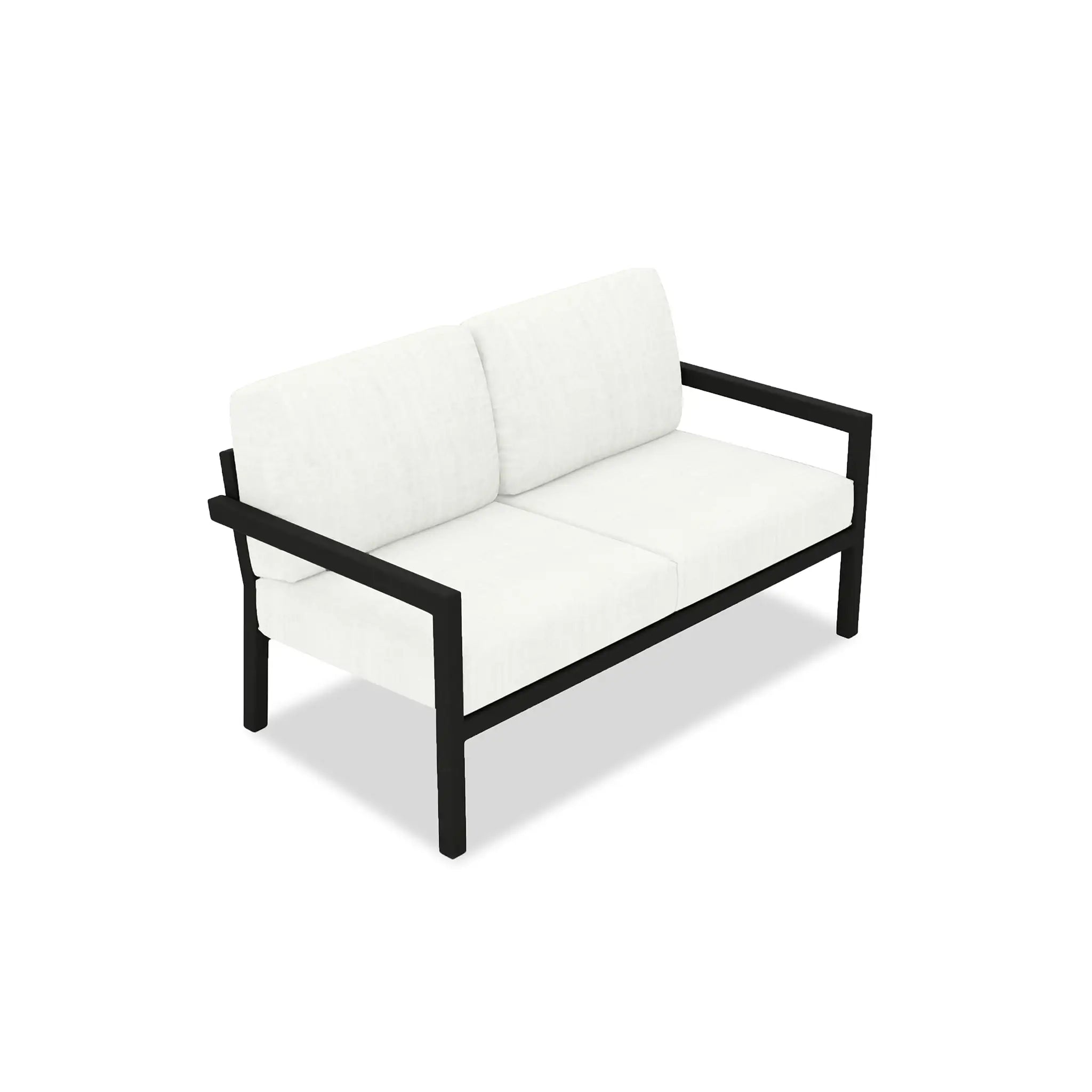 Pacifica Loveseat - Black by Harmonia Living