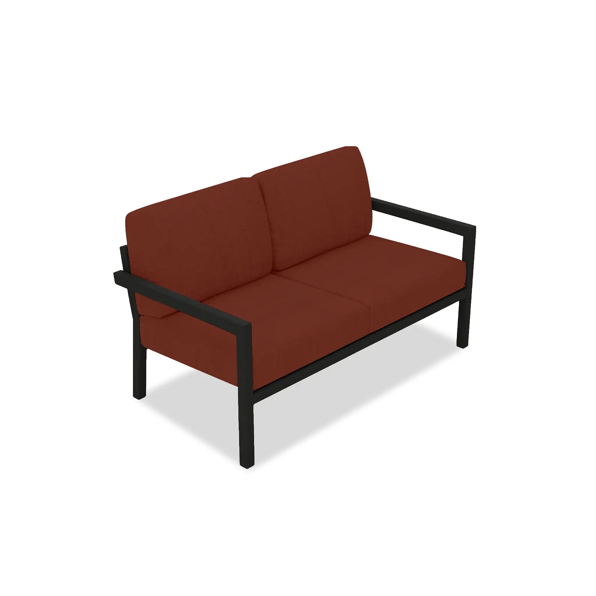 Pacifica Loveseat - Black by Harmonia Living