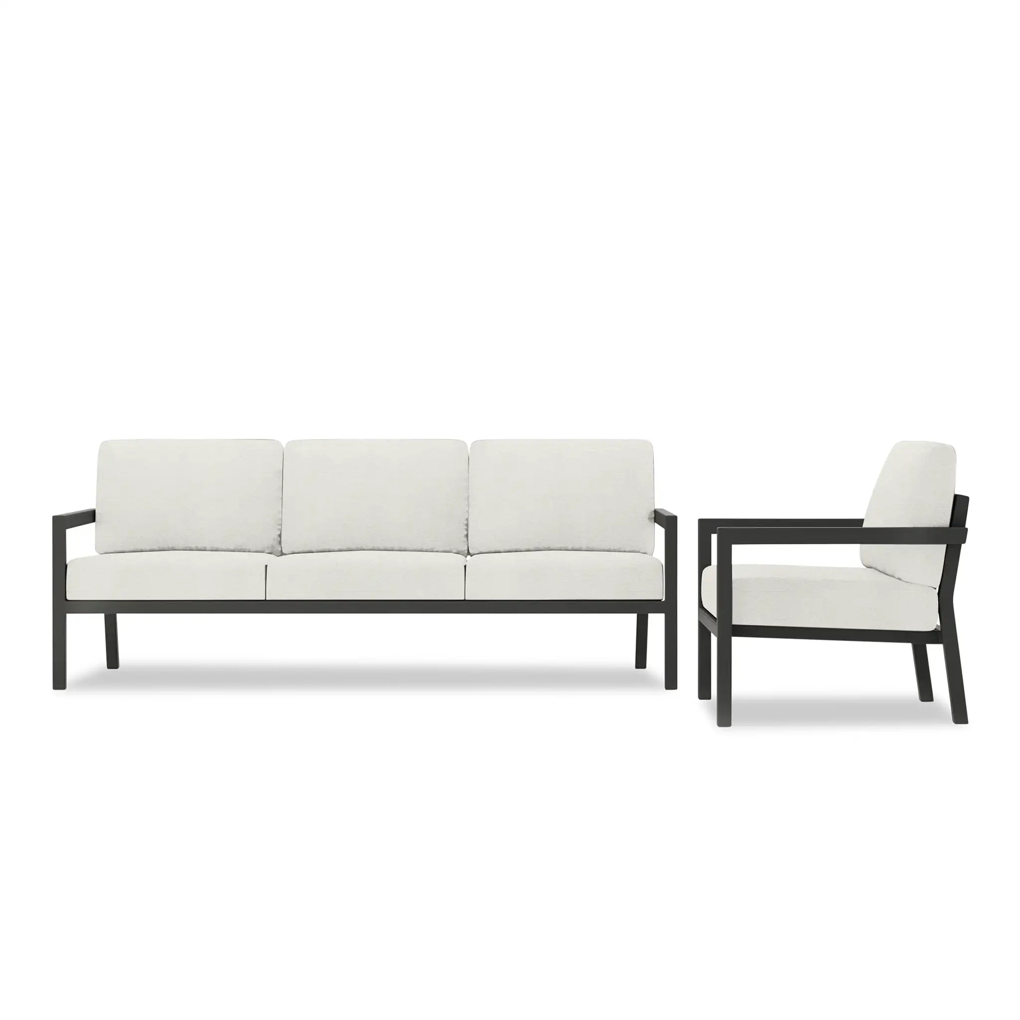 Pacifica 2 Piece Sofa Set - Slate by Harmonia Living