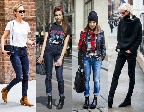 Jeans and chelsea boots ladies on sale