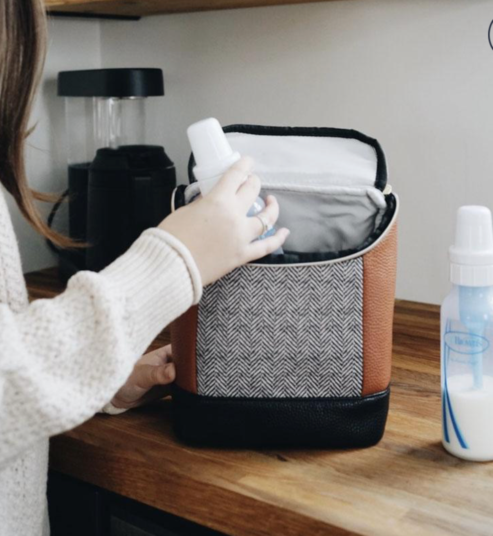 Itzy Ritzy Coffee and Cream Chill Like A Boss-Bottle Bag?