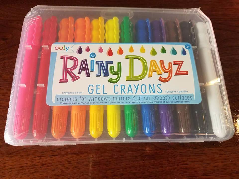 Ooly: Rainy Dayz Gel Crayons - Set of 12