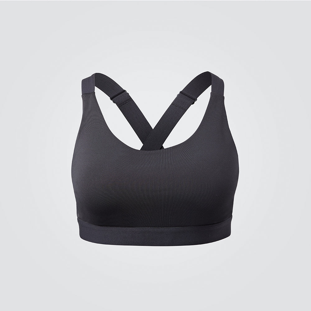 Charcoal Grey Core Sports Bra