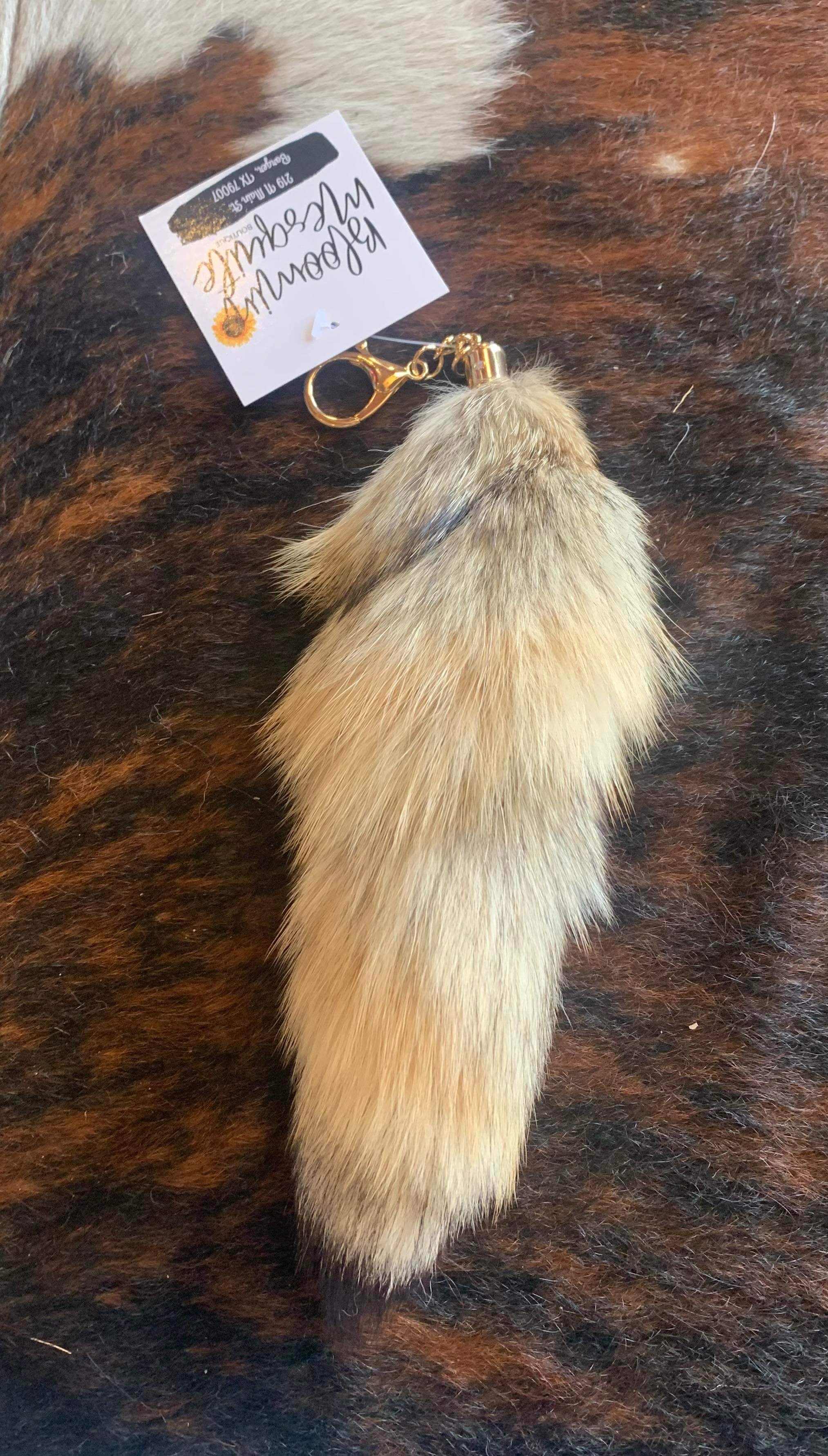 Fox Tail Keychains