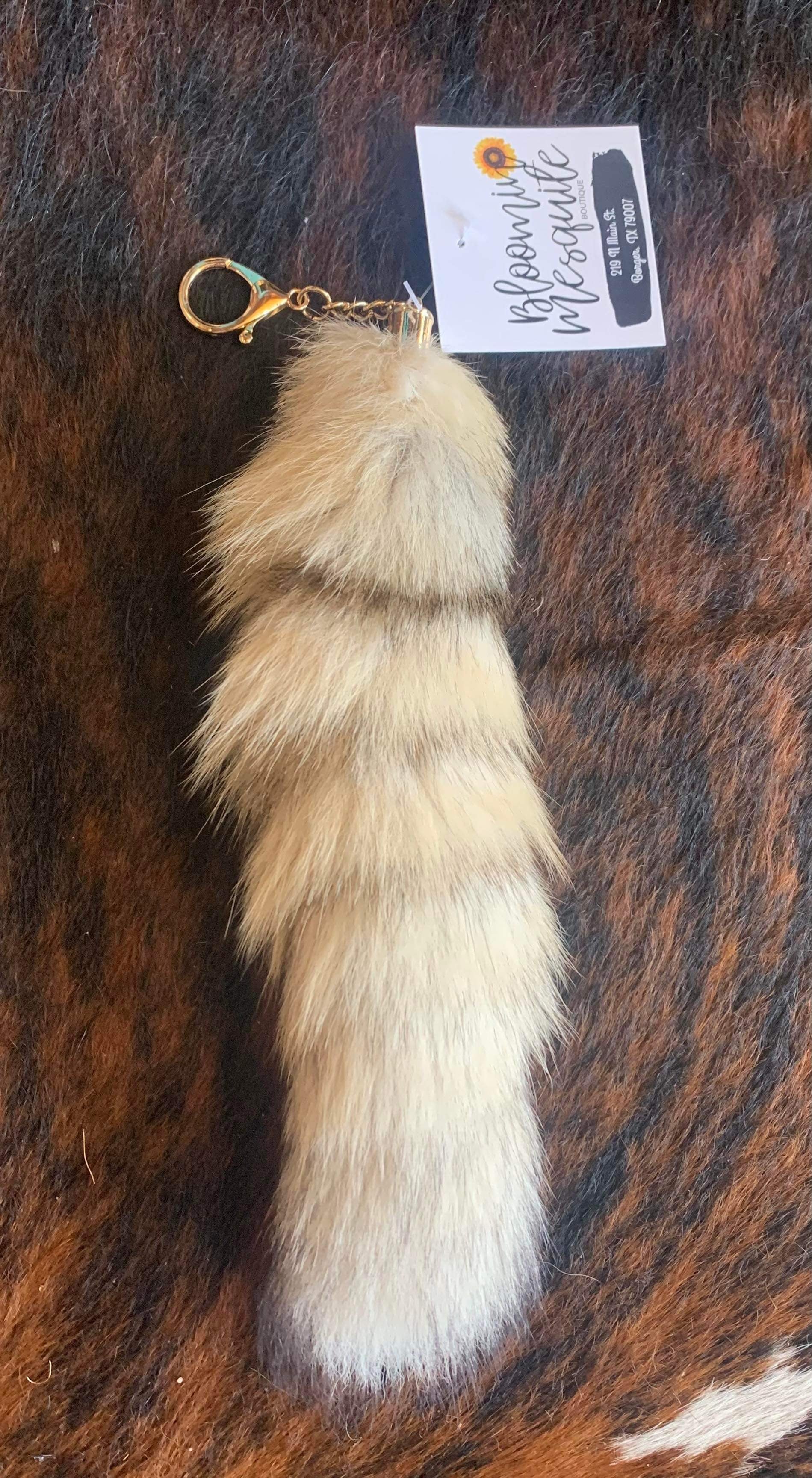 Fox Tail Keychains