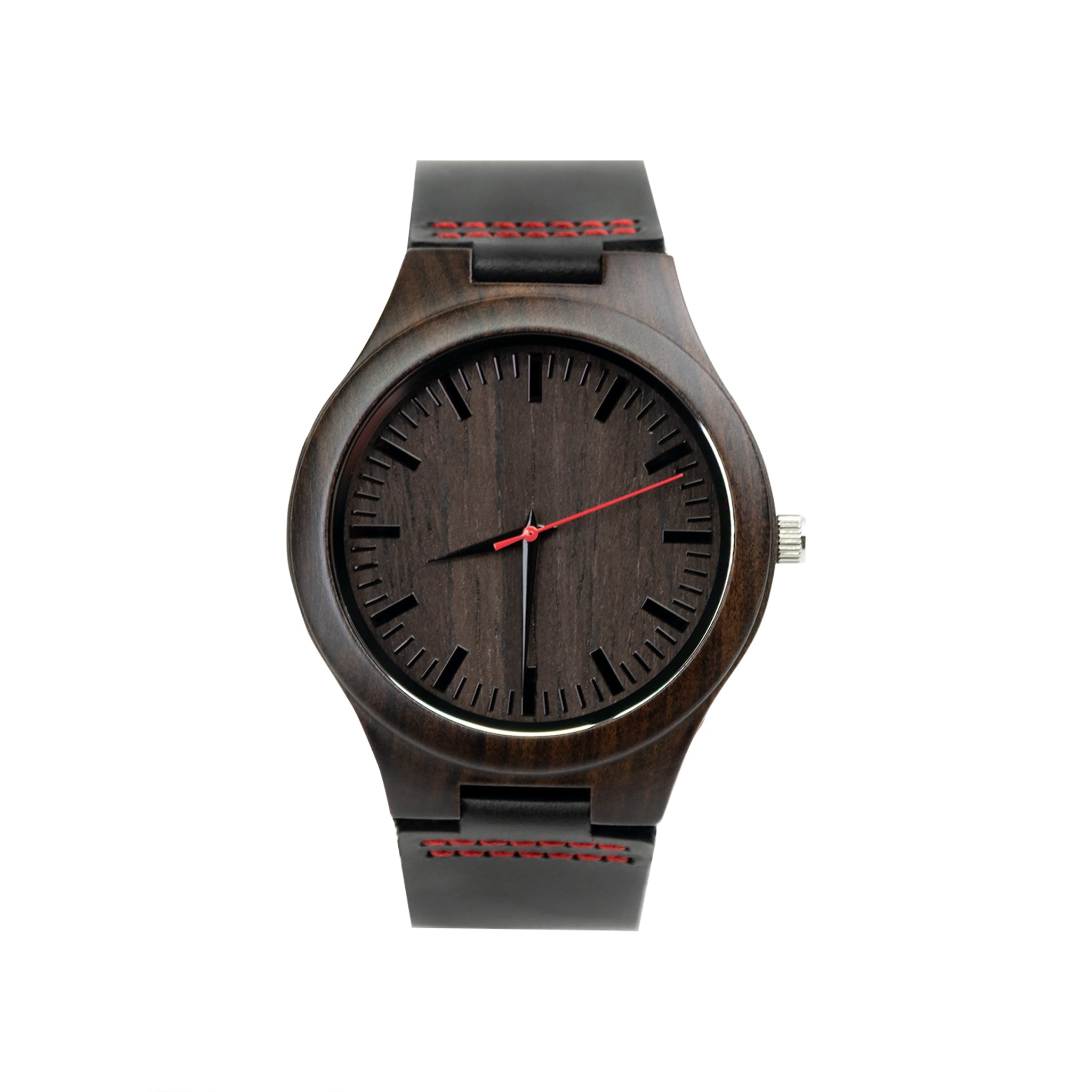 Black Red Wooden Watch | Flynt