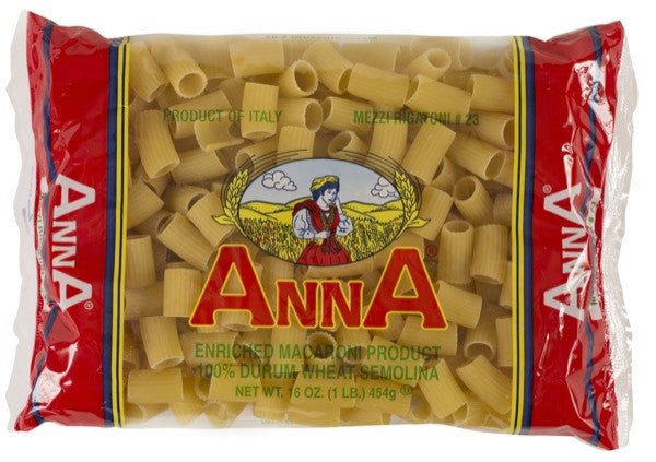 Anna Mezzi Rigatoni  1 LB