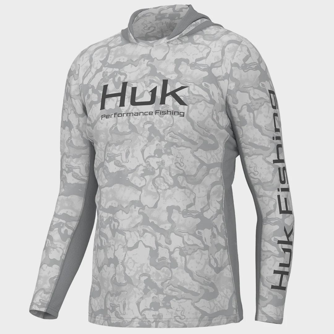 Huk Icon X Long Sleeve Hoodie Inside Reef