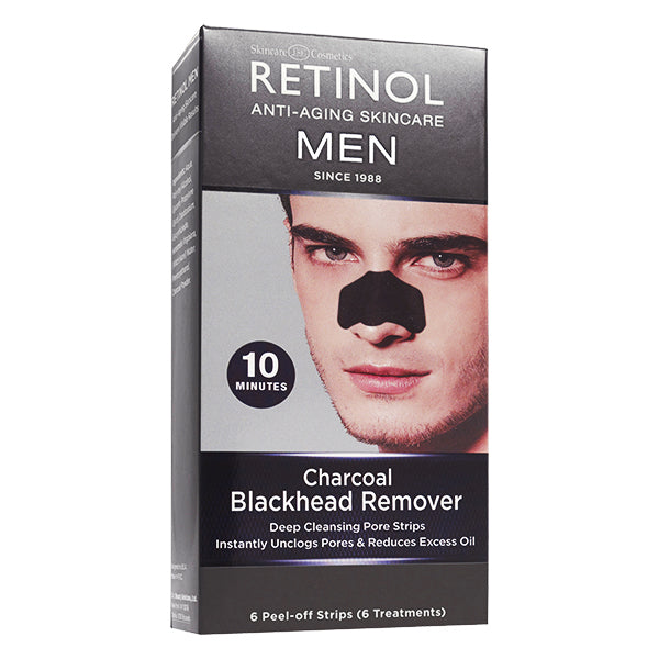 RETINOL Men - Charcoal Blackhead Remover - 6 strips