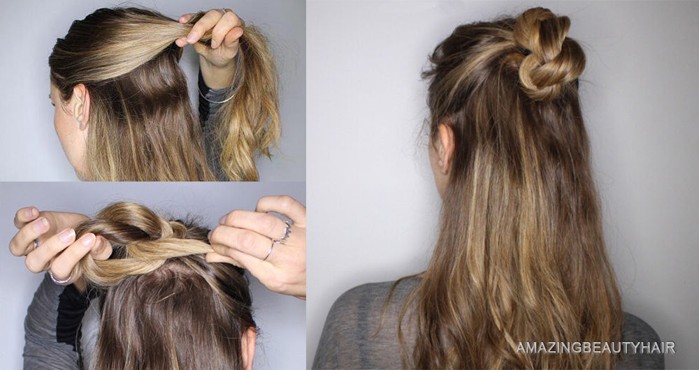 Bump it Up with a High Half Updo