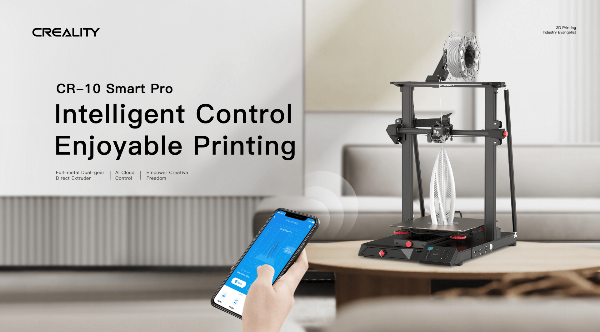 Creality CR-10 Smart Pro FDM 3D Printer