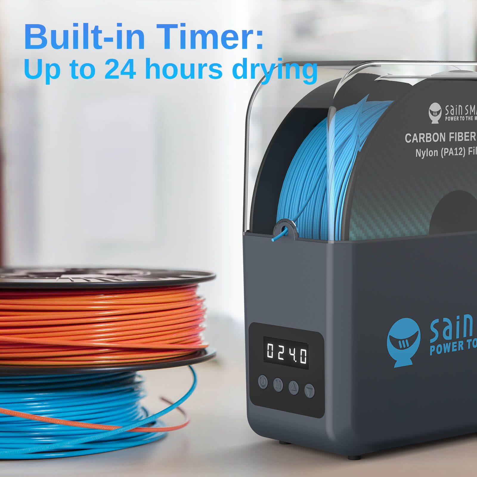 Filament Storage Dry Box, Dehydrator Container for 3D Printing | SainSmart