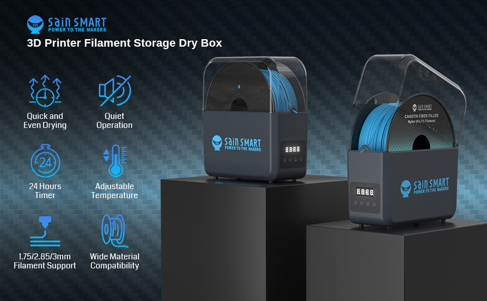 Filament Storage Dry Box, Dehydrator Container for 3D Printing | SainSmart