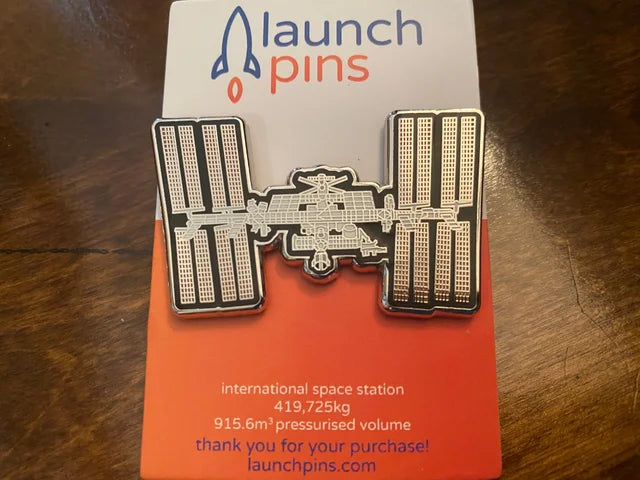 International Space Station (ISS) Enamel Pin