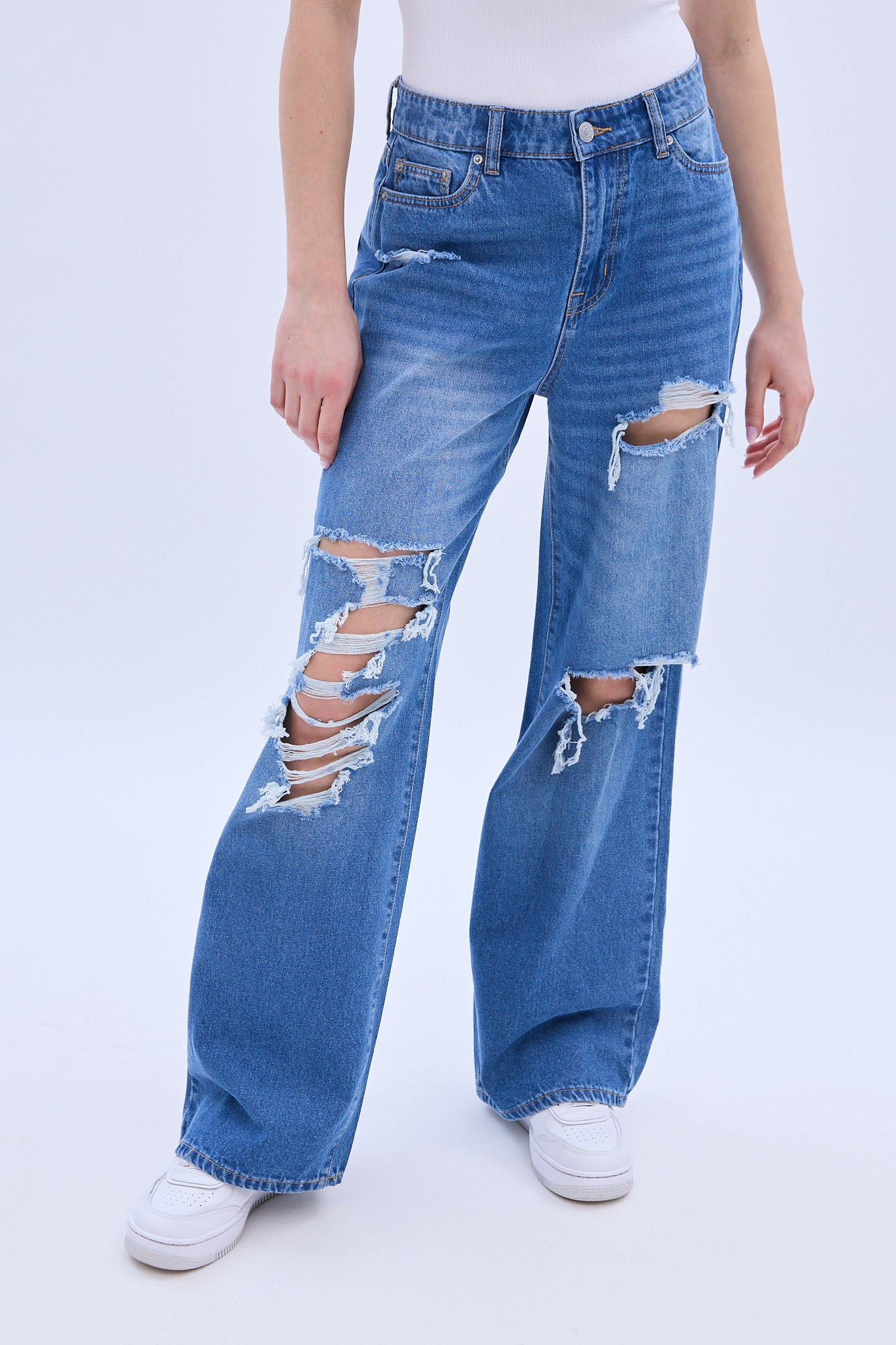  Super High Rise Wide Leg Jean 