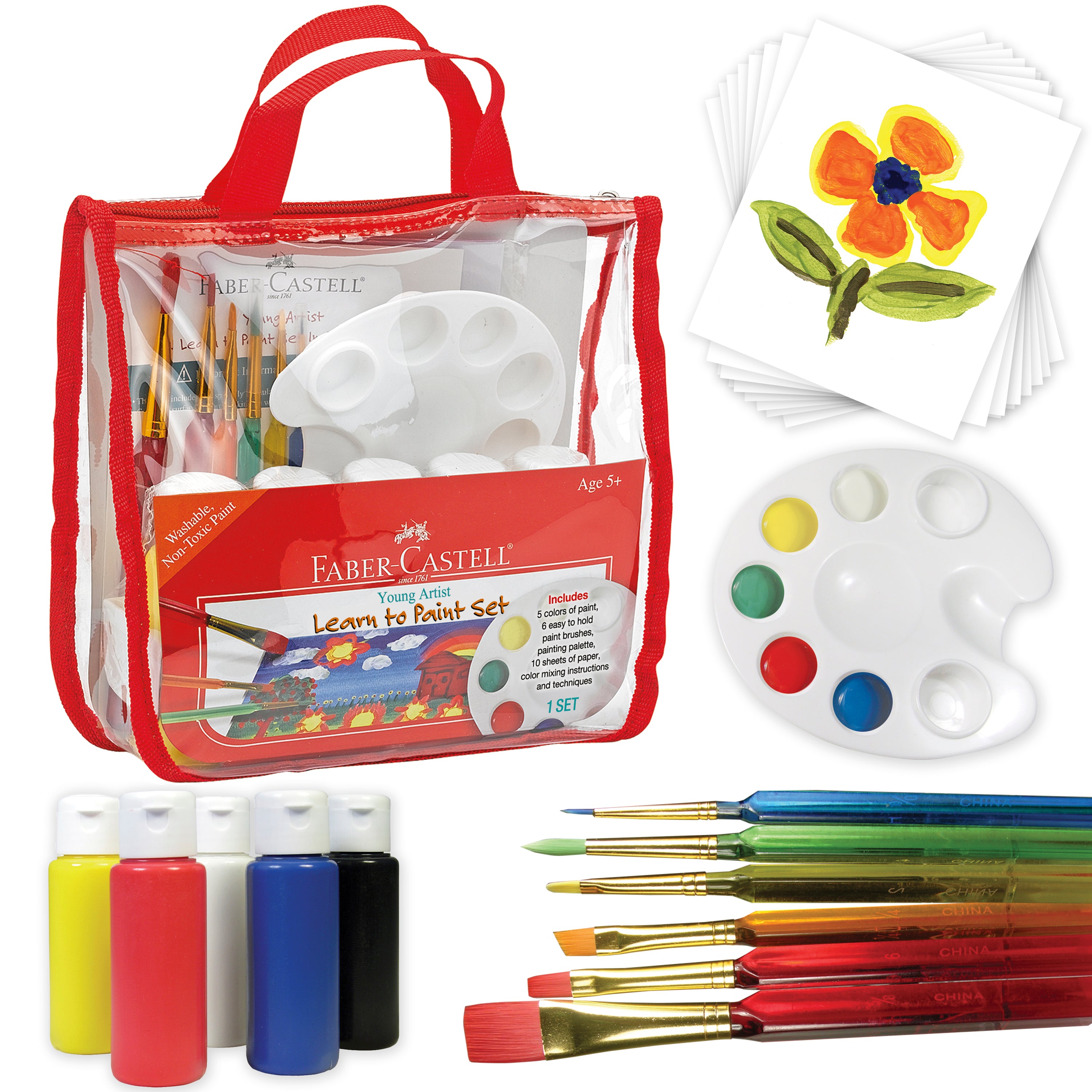 Faber-Castell Young Artist Learn to Paint Set