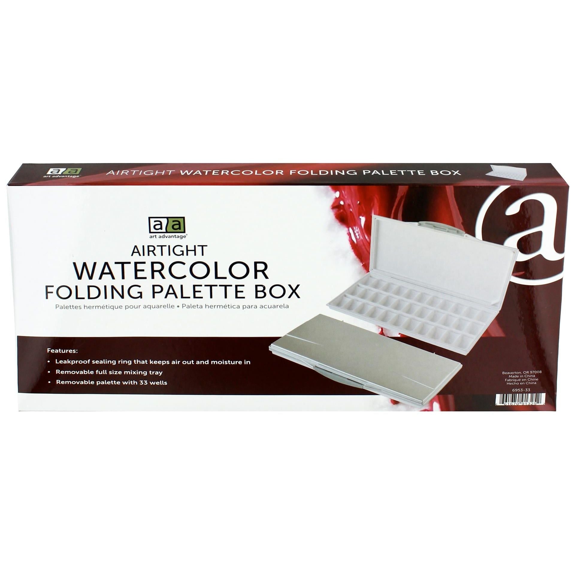 Art Advantage 33-Well Airtight Watercolor Palette