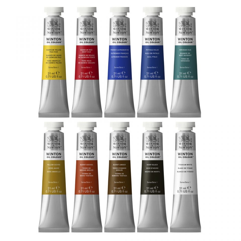 Winsor & Newton Winton Oil Paint Set | 10 x 21 ml