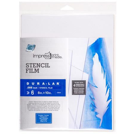 Grafix Impress Clear Dura-Lar Stencil Film .005