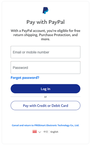 pay with PayPal