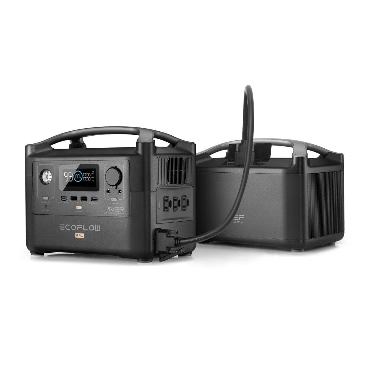 EcoFlow RIVER Pro + EcoFlow RIVER Pro Extra Battery