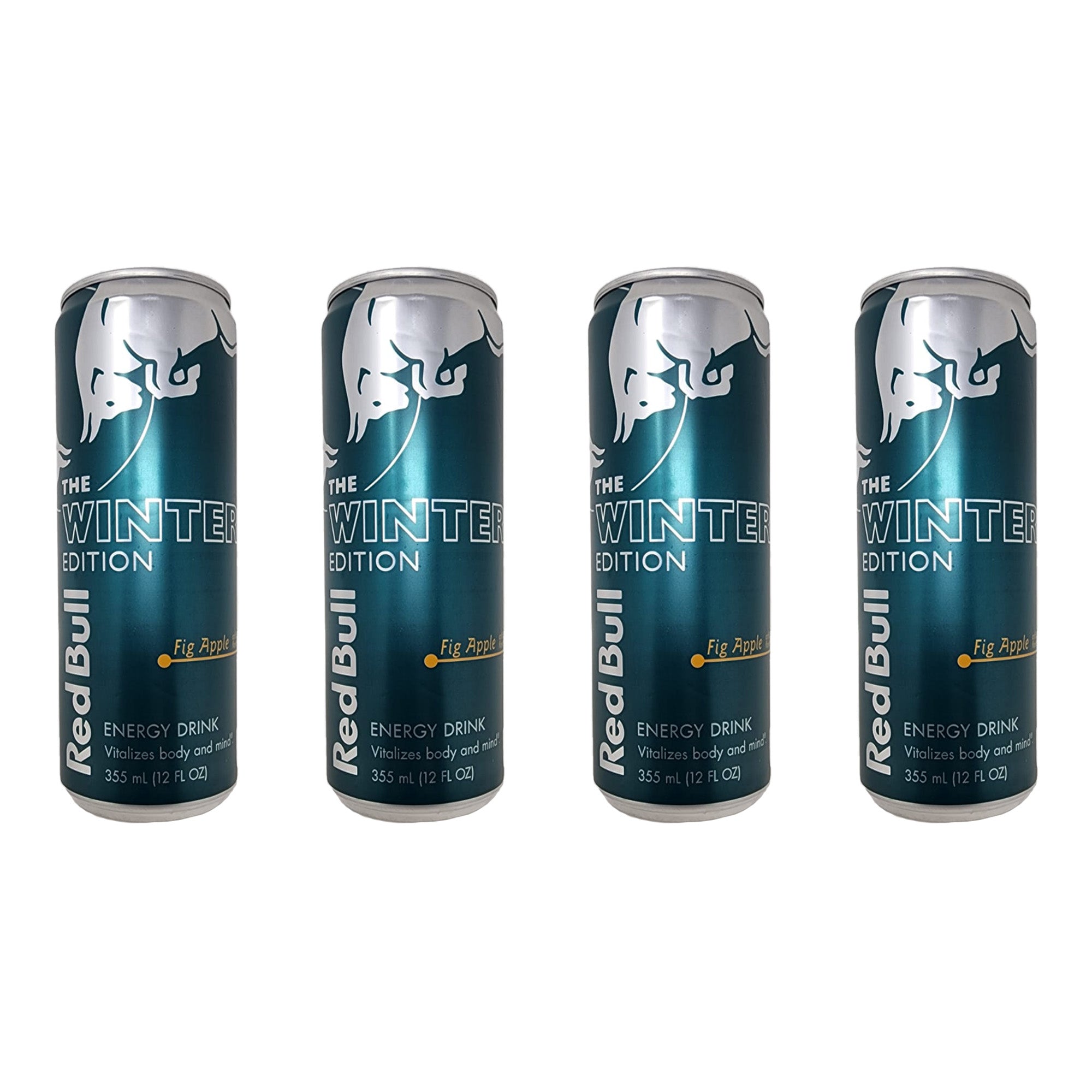 Red Bull Fig Apple Winter Edition Energizer Drink, 12 fl oz, (Multi Pack)