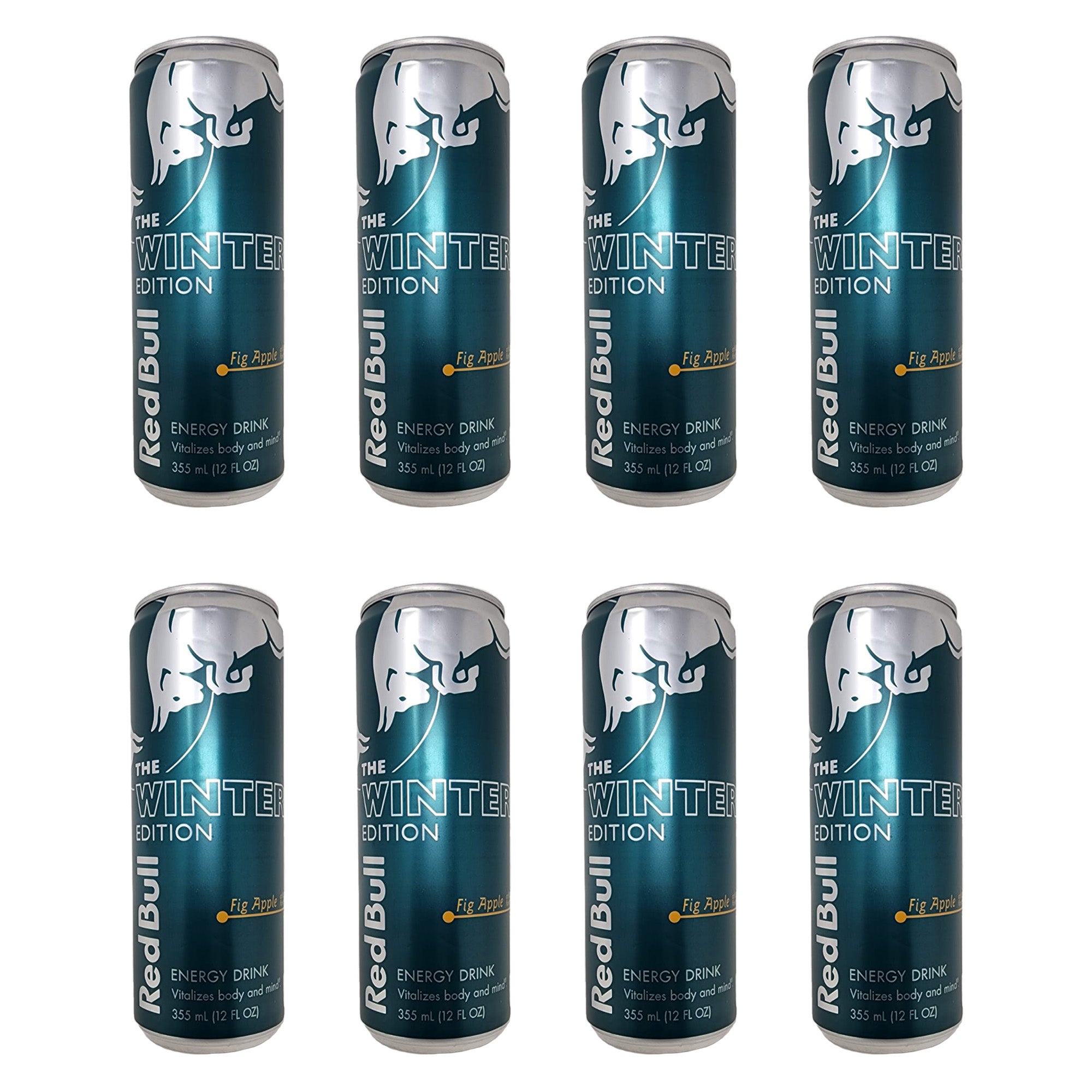 Red Bull Fig Apple Winter Edition Energizer Drink, 12 fl oz, (Multi Pack)