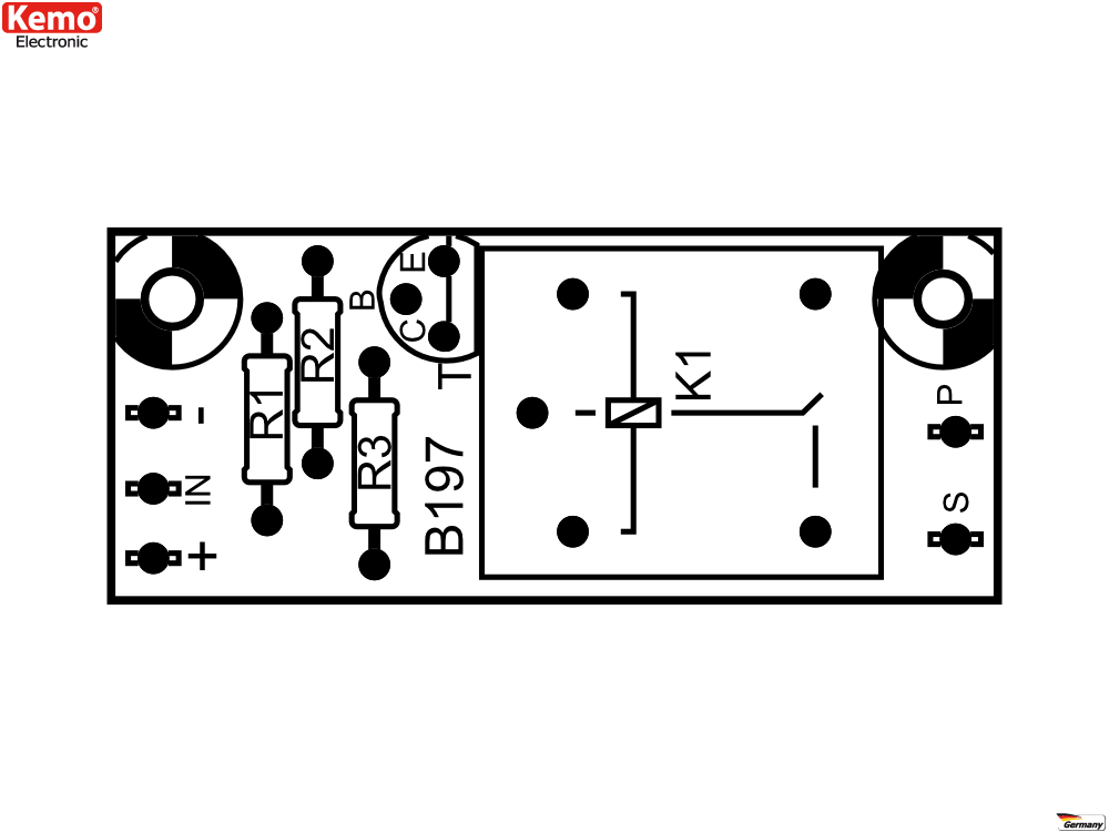 Kemo 12 VDC Relay Card Module Kit