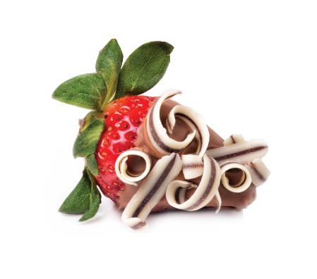 Spaghetti Shavings - Stripe Dark & White Chocolate