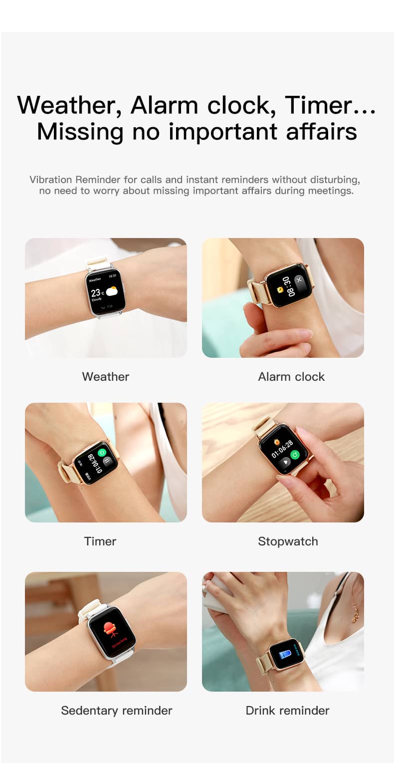 Findtime Smart Watch mit Blutdruck- und Herzfrequenzmonitor Blutsauerstoff mit Bluetooth-Anruf