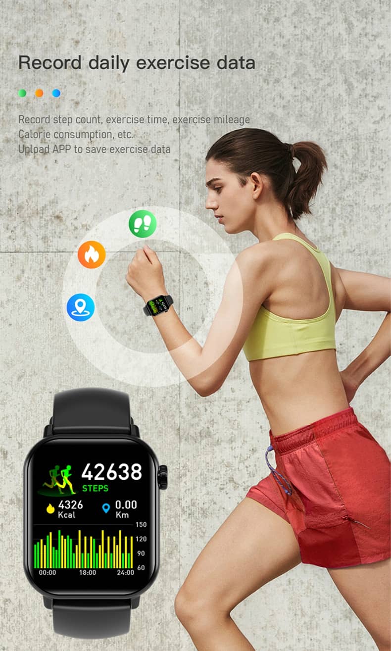 Findtime Smart Watch Blood Pressure Monitor Body Temperature Blood Oxygen Heart Rate with Bluetooth Calling