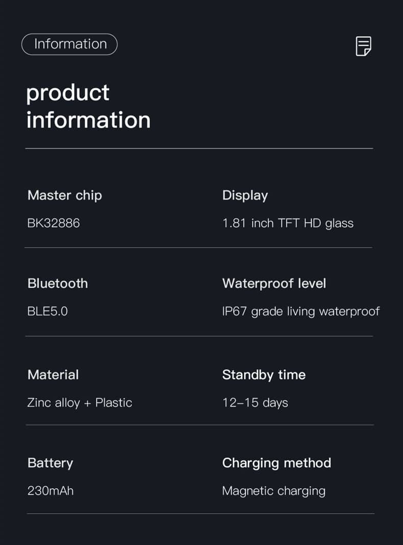 Findtime Smartwatch, Blutdruckmessgerät, Körpertemperatur, Blutsauerstoff, Herzfrequenz, mit Bluetooth-Anrufen